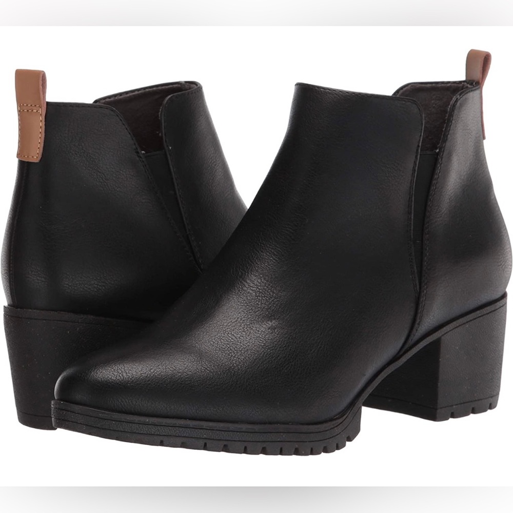 Dr. Scholl’s London Ankle Boot size 10 Black Smooth